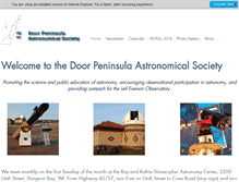 Tablet Screenshot of doorastronomy.org